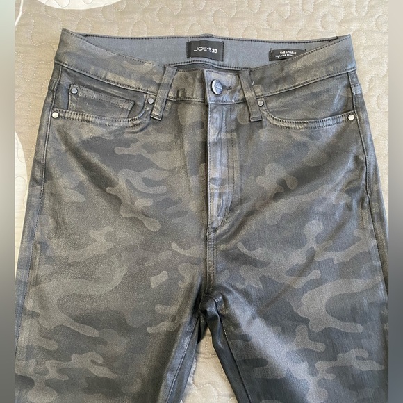 Joes camouflage high waisted coated skinny jeans size 27 - Picture 2 of 7
